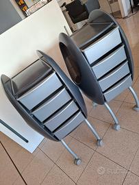 coppia carrelli parrucchieri 