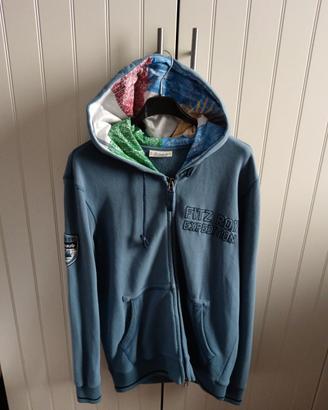 Felpa cotone con cappuccio colorato marca Dolomite