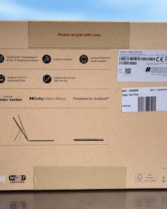 Lenovo yoga tab plus con pen pro