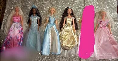 lotto Barbie principesse anni 90