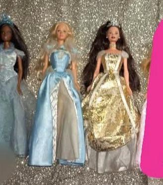 lotto Barbie principesse anni 90