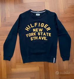 Felpa Girocollo Tommy Hilfiger Blu / Giallo - S