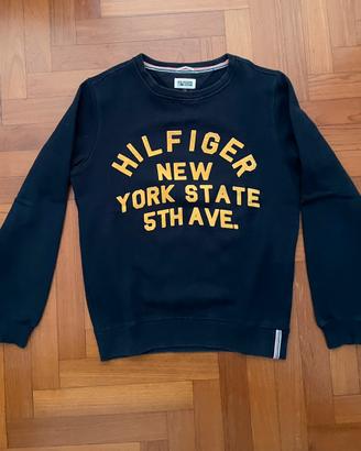 Felpa Girocollo Tommy Hilfiger Blu / Giallo - S