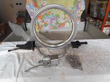 Guzzi 2 pompe Magura manubrio e cerchio ruota post