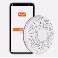 Sensore rilevatore fumo+CO2 wifi VOLCANO cert TUV