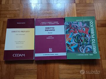 lotto libri di diritto privato e pubblico