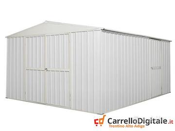 Box prefabbricato in acciaio 360x430cm bianco