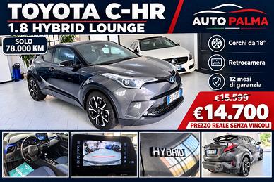 Toyota C-HR Style 18” retrocamera *PREZZO REALE