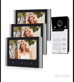 Videocitofono FTes RFKits Wifi nuovo 3 monitor lcd