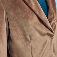Blazer Sartoriale in Velluto - Color tabacco