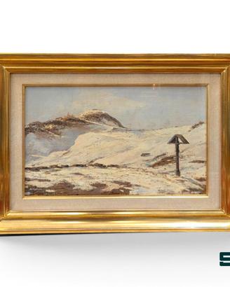 QUADRO IL COL RODELLA DAL PASSO SELLA - A. VISMARA