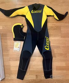 Muta cressi donna neoprene 7 mm mod. Condor
