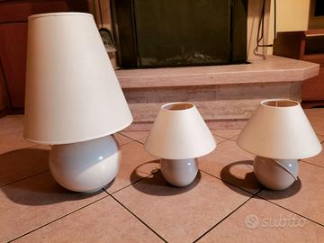 Tris lampade camera da letto, stile classico