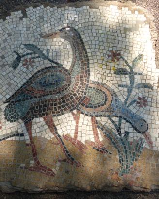 Mosaico "Due uccelli" cm. 84x77 - cod.19