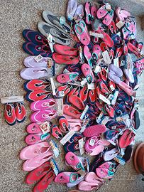 stock di 76  paia scarpe da scoglio