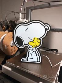 Lampada LED Snoopy & Woodstock – Insegna luminosa