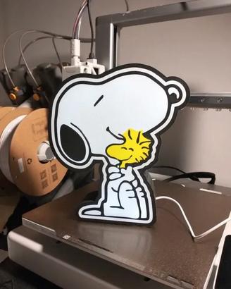 Lampada LED Snoopy & Woodstock – Insegna luminosa