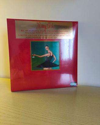 Kanye West My Beautiful Dark Twisted Fantasy 3LP N