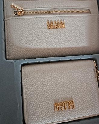 Set portafoglio + portamonete donna Coveri