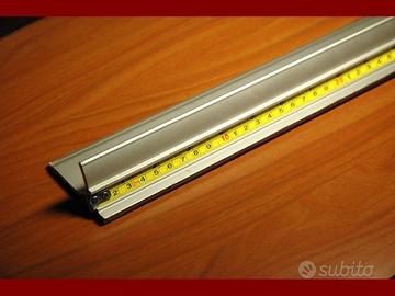 Riga metrica da 100cm in lega di alluminio
