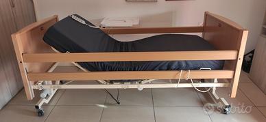 Letto elettrico con materasso anti decubito