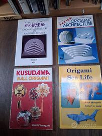 4 LIBRI DI ORIGAMI - RARI - DAL GIAPPONE