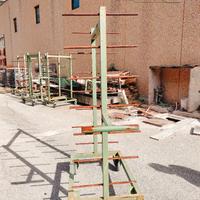 carrello porta assi  in legno