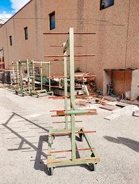 carrello porta assi  in legno