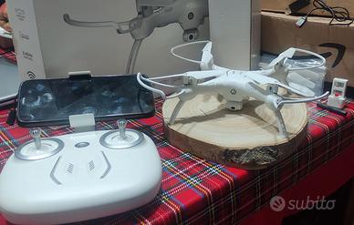 DRONE -W10 bianco -videocamera,scatola, accessori