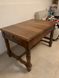 Tavolo antico rettangolare allungabile