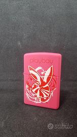 Accendino Zippo Nuovo originale Playboy Rosa