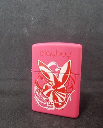 Accendino Zippo Nuovo originale Playboy Rosa