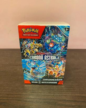 Bundle Corona Astrale Sealed 6 Pack Pokemon