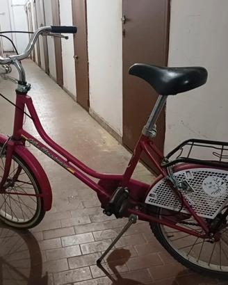 Bicicletta rosa/ viola