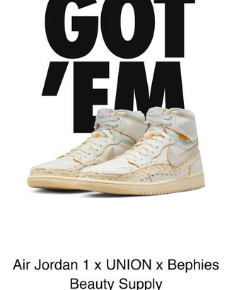 Air Jordan 1 Union Bephies Beauty Supply 