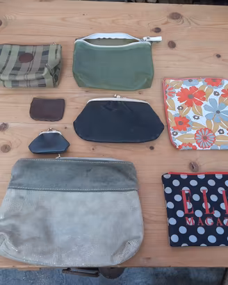 Lotto Pochette e Portamonete Vintage e Moderni