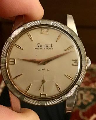 Orologio Romont Ancre 17 Rubins Incabloc