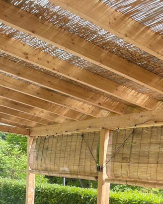 Pergola in abete lamellare