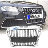 GRIGLIA AUDI A3 8P 08-12 LOOK RS3 GRIGIO CHIARO