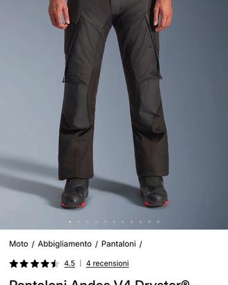 Pantalone antipioggia alpinestars andes v3 drystar