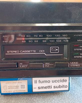 Autoradio a cassette  AUTOSONIK vintage anni 80