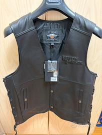 Gilet in pelle Harley Davidson