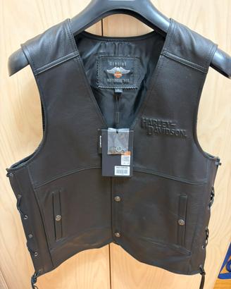 Gilet in pelle Harley Davidson
