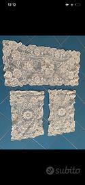Tris centrini Vintage Uncinetto - Set 3 Pezzi