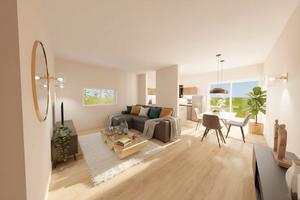 Appartamento bicamere con ampio terrazzo