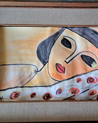 quadro donna moderna  piccolo