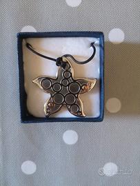 Ciondolo acciaio stella marina