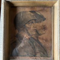 Quadro orginale  anni 30 - Benito e emanule iii