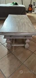 Tavolino da salotto in legno massello