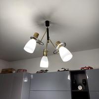 Lampadario  stilnovo anni 70 vintage